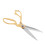 Stainless Steel Tailor Sewing Scissors Sharp Blade Tailoring Scissors Gold Color Handle 5