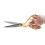 Stainless Steel Tailor Sewing Scissors Sharp Blade Tailoring Scissors Gold Color Handle 13