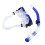 BlueTemperedMask16.1x9.5cmSchnorchel37.5x3.3cm2pcs 4