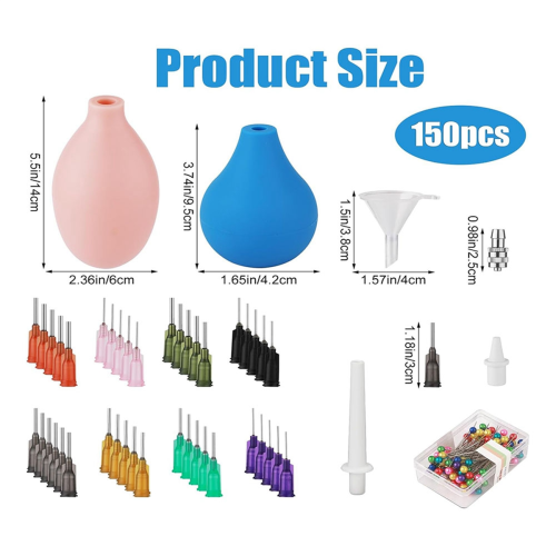 Flacone applicatore con punta di precisione e punta fine per smalto per ceramica 2