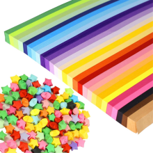 1350 Blatt Sternpapierstreifen 27 Sortiment Farbe Sternpapier
