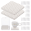 2 Pcs Ceramic Refractory Pads,with 120 Pcs Kiln Stilts Support Nails 1