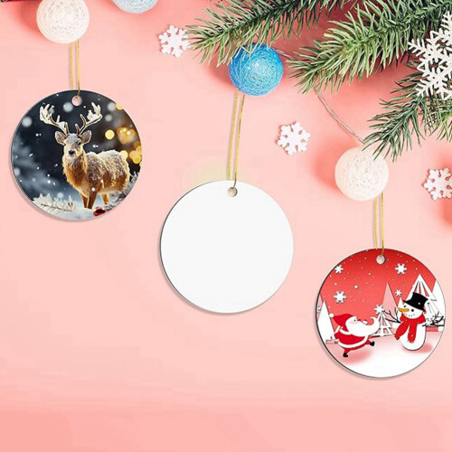 16 Stück Metall-Sublimationsornament-Rohlinge 2