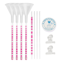 Perlentrichter-Set zum Basteln von Armbändern aus Tonperlen