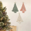Makramee Gewebter Weihnachtsbaum DIY Kit Weihnachtsbastel-Geschenkset 3