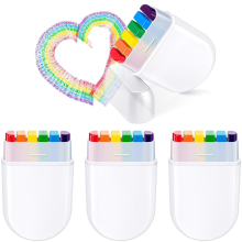 Kit di pittura per viso e corpo, stick per trucco arcobaleno per feste C