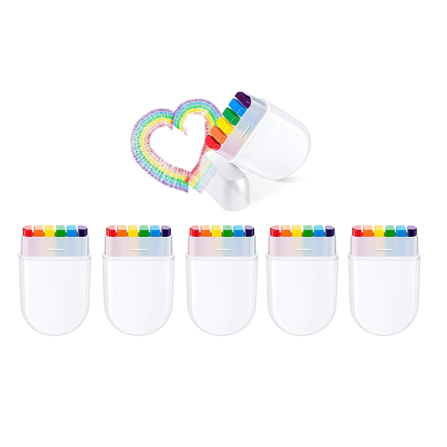 Face Body Paint Kit Rainbow Makeup Stick for Celebrations A