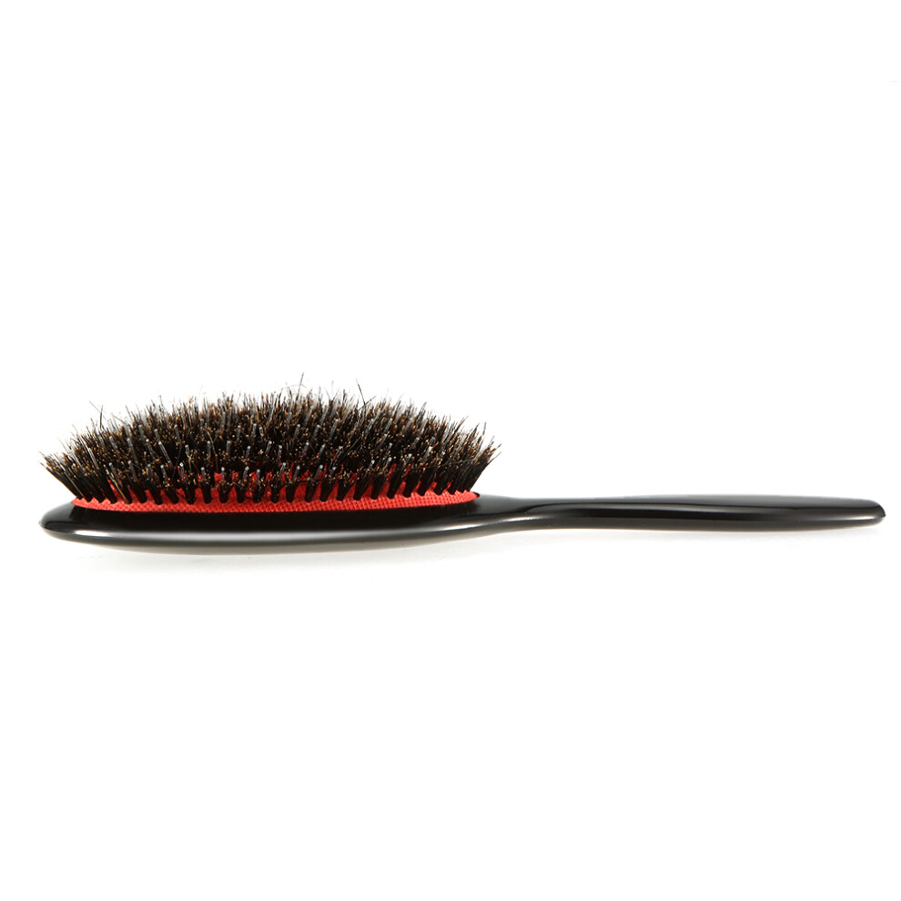 Unisex Boar Bristle & Nylon Hair Brush Oval Anti-Static Paddle Comb Scalp Massage Hair Care Tool