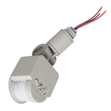 LED Outdoor 180 Degree Infrared PIR Motion Sensor Detector Wall Light Switch Gray