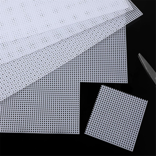 Plastic Mesh for Embroidery Plastic Canvas White Mesh 2