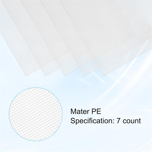 Plastic Mesh for Embroidery Plastic Canvas White Mesh 1