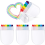 Kit di pittura per viso e corpo, stick per trucco arcobaleno per feste B 1