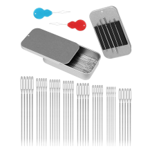 Nähnadel-Set, 8 Größen, Edelstahlnadeln zum Sticken, DIY