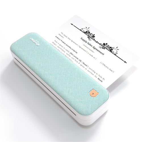 A4 Thermal Printer Wireless Bluetooth Inkless Printing Blue 2