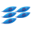 Bobbin Plastic Transparent Sewing Accessories Weaving Tools 3