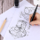 Comic Nib Set,Tilted Calligraphy Nibs for Dip Pen Drawing 2