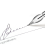 Comic Nib Set,Tilted Calligraphy Nibs for Dip Pen Drawing 3