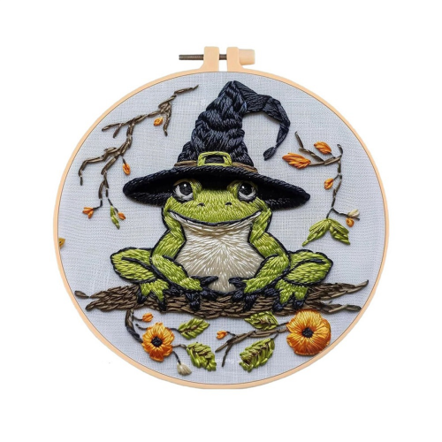 Unfertige Halloween-Serie, - Tasche, Sticktasche C