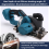 Circular Saw Electric Saw 0-45 Adjustable for 18V Battery 5