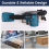Circular Saw Electric Saw 0-45 Adjustable for 18V Battery 4
