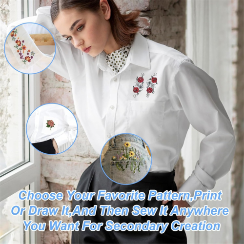 Sticky Water Soluble Embroidery Stabilizer, for Printed Embroidery 2