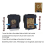 301XL Ink Replacement for 301, for Deskjet Black 4