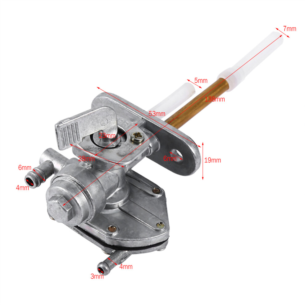 Fuel Tap Valve Petcock Switch Assembly For 96-03 Suzuki Bandit Gsf600s Gsf1200 9301324458692