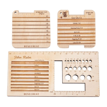 Knitting Needle Gauge and Ruler, Control Card Knitting Tool