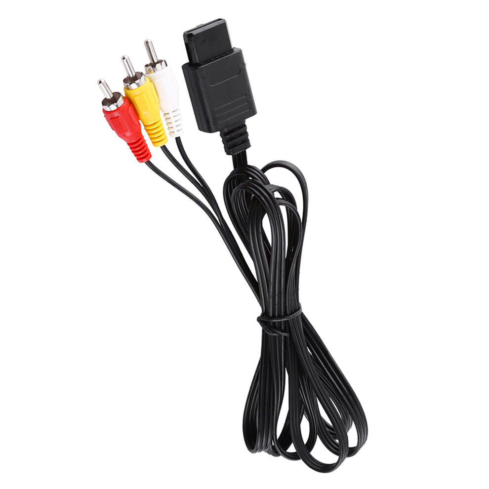 Audio Tv Video Cord A/V Composite Rca Cable For N64 Nintendo Gamecube 9441324459265