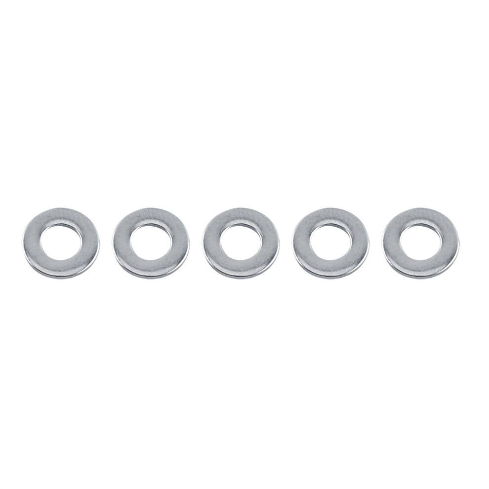 100Pcs 304 Stainless Steel Metric Flat Washers Screw Repair Kit Tool M3/M4/M5/M6/M8/M10 (M4) 9381324458991