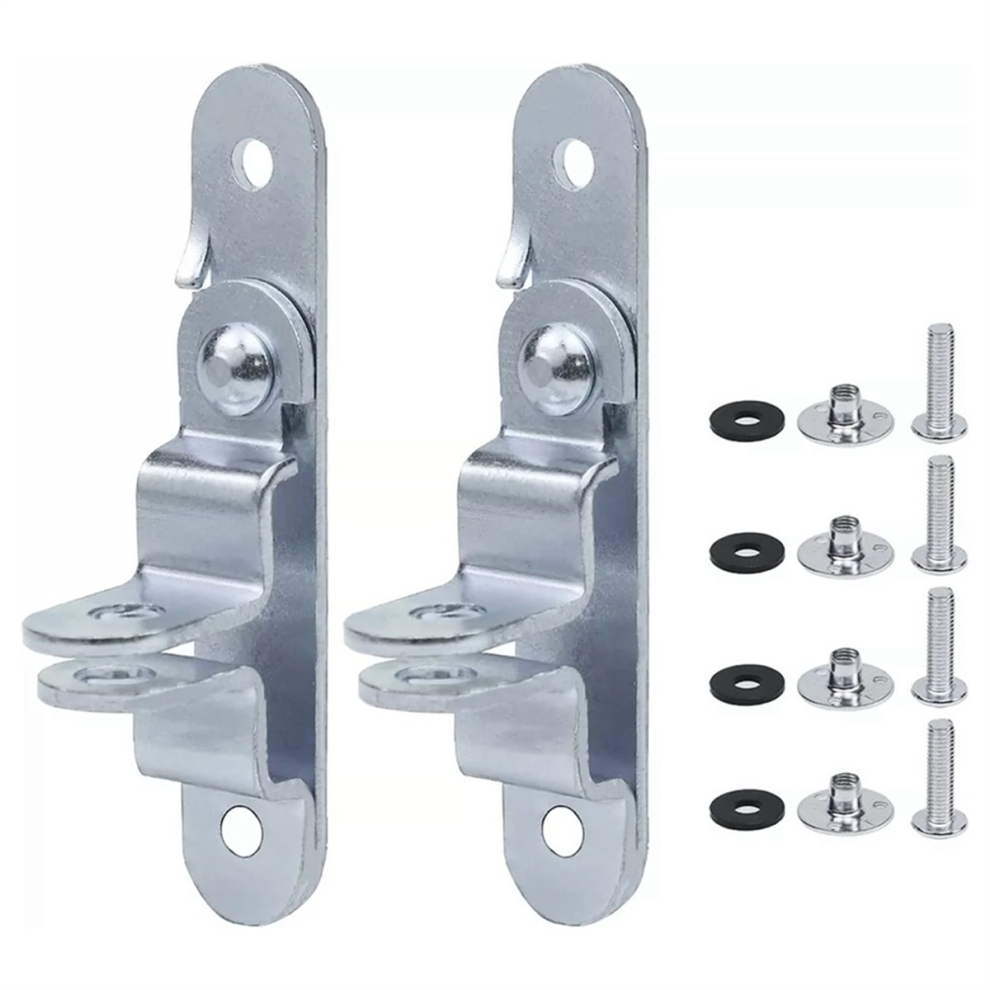 2Pcs Cargo Trailer Door Hasp Keeper Lock Handle Enclosed Car Hauler 4853862868105