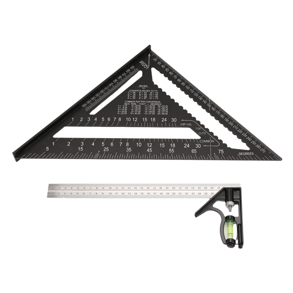 12Inch Rafter Square And Combination Triangle Square,Carpenter Square 4853862869683