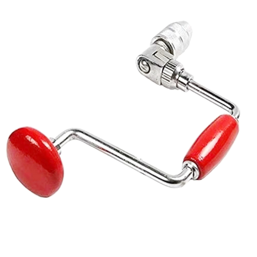 Useful Steel Ratchet With Jaw Chuck Non-Slip Handle Woodworking Tool 4853862869355
