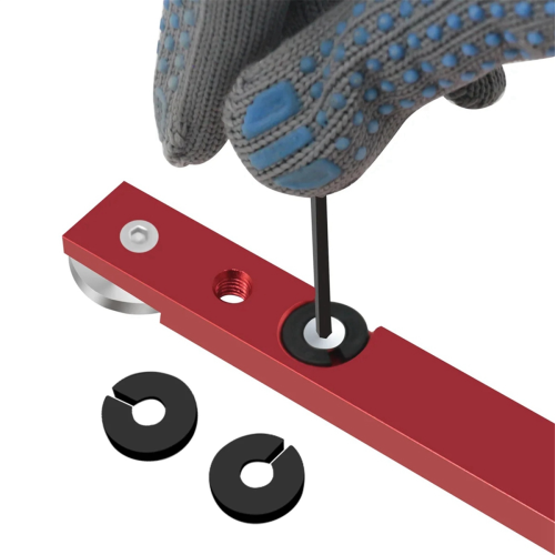 Holzbearbeitung T-Track Slider Limitable Miter Bar Rail Slider Silbern 2