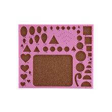 4pcs Paper DIY Set Quilling Tools Template Mould Board Tweezer  Pins Slotted Tool Kit Pink