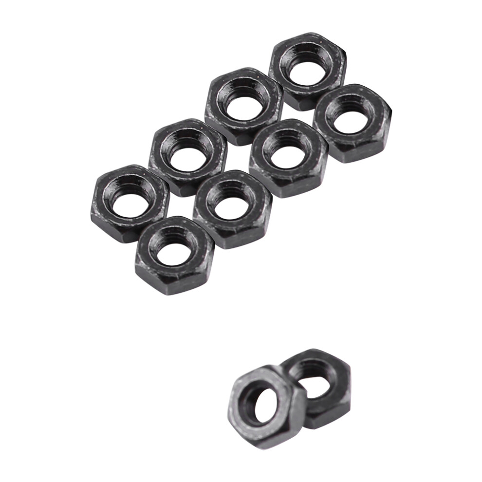 250Pcs M3 Black Alloy Steel Hex Socket Screws Bolt With Hex Nuts Assortment(Cap Head) 8481324459811