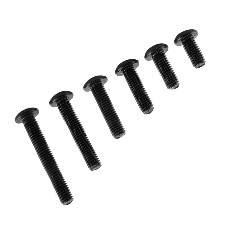 250Pcs M3 Black Alloy Steel Hex Socket Screws Bolt With Hex Nuts Assortment(Button Head) 9301324459804