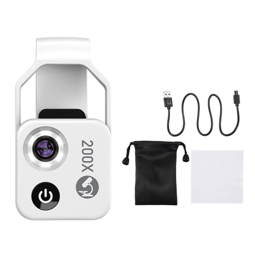Magnification Microscope Lens for Ios Android All Smartphones,White 2