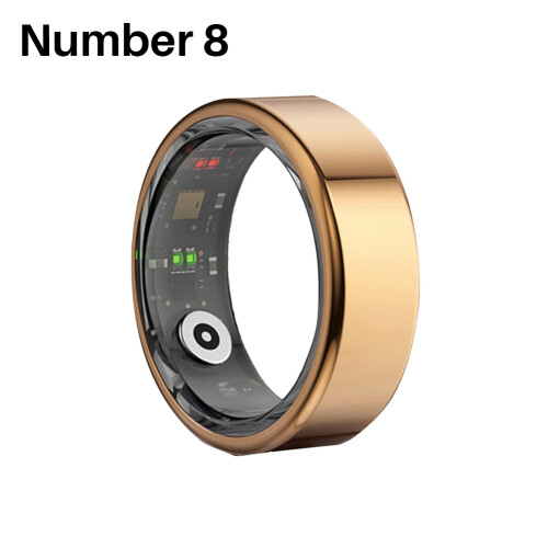 R02 Smart Ring Gesundheitsüberwachungsmodi Roségold Nr. 8 18,1 mm 1