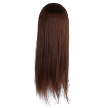 26‘' Salon Hair Practice Hairdressing Training Head Cosmetology Mannequin With Clamp Holder