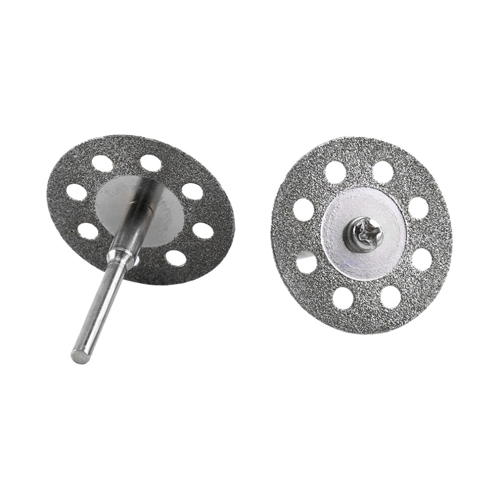 10Pcs Rotary Tool 30Mm 8 Holes Diamond Circular Saw Blades Cutting Wheel Discs 2 Mandrel 4161324460461
