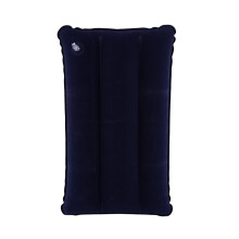 Outdoor Hiking Camping Traveling PVC Compressible Inflatable Sleeping Pillow(dark blue)