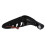 1 Pair Universal Handlebar Hand Protector LED Light Motorcycle Hand Guards Black 8