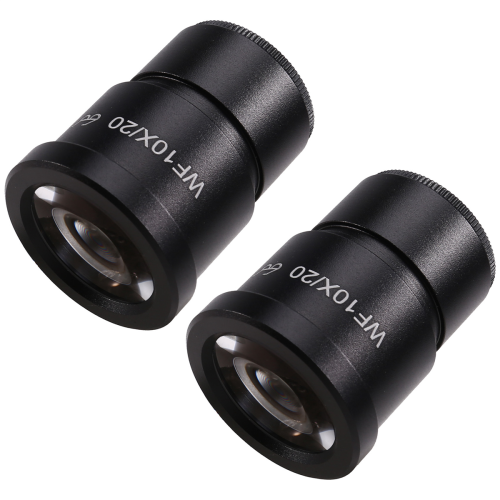 2PCS WF10X-20MM Wide-Angle High Eyepoint Ocular for Binocular 2