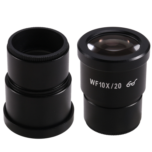 2PCS WF10X-20MM Wide-Angle High Eyepoint Ocular for Binocular 1