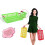 Teacher Tray, Plastic Classroom Paper Organizer,Home Book Basket,6Pcs 3