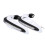 1 Pair Universal Handlebar Hand Protector LED Light Motorcycle Hand Guards White 3