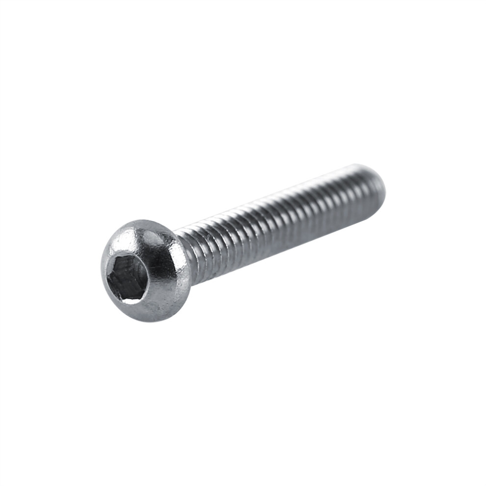 M2 Stainless Steel Hex Socket Screws Bolt And Hex Nuts Washers Assortment(Button Head) 3481324461109