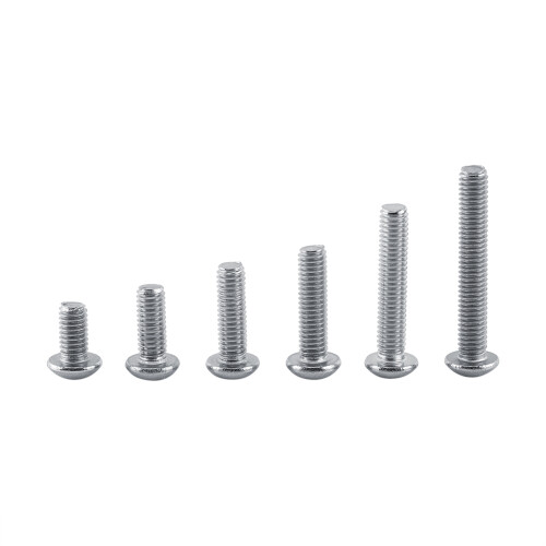 M3 A2 Stainless Steel Hex Socket Screws Bolt and Hex Nuts Assortment(Button head) 2