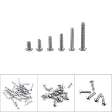 M3 A2 Stainless Steel Hex Socket Screws Bolt and Hex Nuts Assortment(Button head)